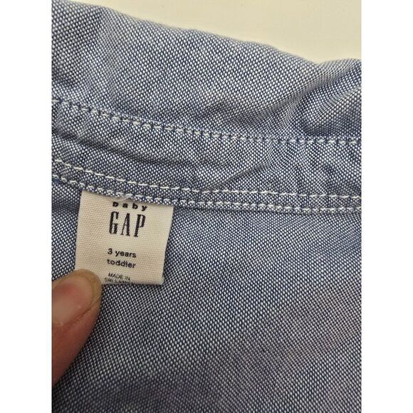 Colorful Baby Gap Toddler Button-Up Shirt Size 3 Years - Picture 2 of 8